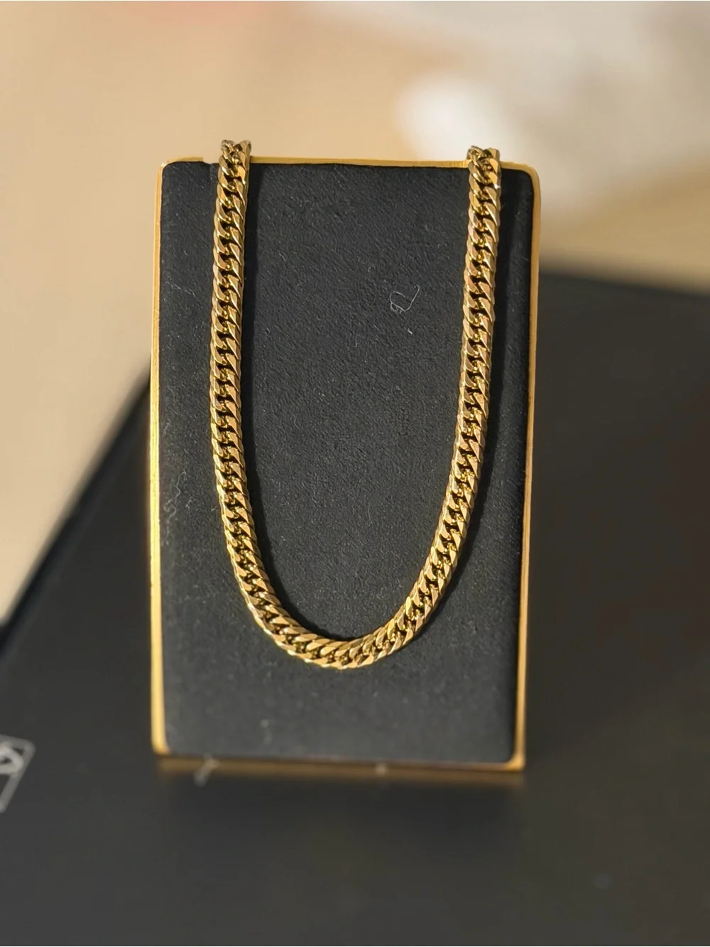 Gold Cuban Link Necklace — 5mm